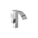 K3 Cp Center Hole Basin Mixture Water-fall (side-handle) (freelance) - Basin Mixture | Brass | Chrome