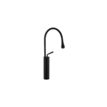 K3 Centre Hole Basin Mixture Long Neck Black (lyr) - Basin Mixture Tall Boy Longneck (b) | Brass | Black