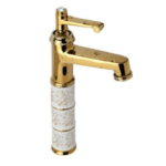 K3 Centre Hole Basin Mixture (revenza) - Revenza | Brass, Zincalloy | White Gold