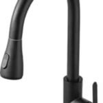K3 Centre Hole Kitchen Mixture Pull-out Black Matt (zorrik)