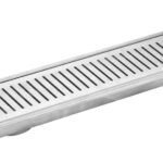 K3 Draine 4"x36" Ss304 Matt Sidehole(flora) - Flora | Ss 304 | Matt | Plain | 4"36"