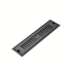K3 SS 304 DRAINER FLORA 4X24 BLACK MATT(PROJECT)