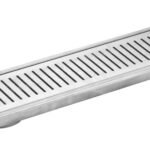 K3 Drainer 5"x12" Ss304 Matt Side Hole(flora) - Flora | Ss 304 | Matt | Plain | 5"12"