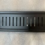 K3 Drainer 4"x12" Ss304 Blackmatt Side Hole(flora) - Black Matt | Ss 304 | Black Matt | Plain | 4"12"