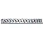 K3 Drainer 4"x24" Ss304 Matt Side Hole(s-type) - Angle | Ss 304 | Matt | Plain | 4"24"
