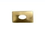 K3 Cp Flange (square) Gold - Flanze & Garden Accessories | Gold | Brass