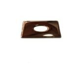 K3 Cp Flange (square) Rosegold - Flanze & Garden Accessories | Rosegold | Brass