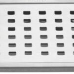 K3 Grating 8"x8" Square Ss Matt Plain(arose) - Arose | Ss 304 | Matt | Plain | 8"8"