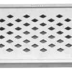 K3 Grating 8"x8" Square Ss Matt Plain (dyna) - Dyna | Ss 304 | Matt | Plain | 8"8"