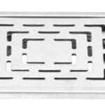 K3 Grating 8"x8" Square Ss Matt Plain(ferry) - Ferry | Ss 304 | Matt | Plain | 8"8"