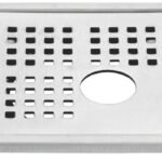 K3 Grating 8"x8" Squar Ss Matt Plain(krish) - Krish | Ss 304 | Matt | Plain | 8"8"