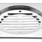 K3 Grating Lock 5"x5" Squre Ss Plain (lining) - Lining Square | Ss 304 | Chrome | Plain | 5"