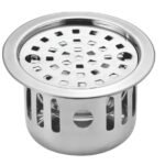 K3 Grating Lock 5''round Ss With Cockroach S.s-flip Plain (lilly) - Lock Grating Lilly Square With Cockaroach S.s Flip Plain | Ss 204 | Glossy | Plain | 5"