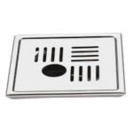 K3 Grating 5"x5" Square 304 Ss Hole (flora) - Flora | Ss 304 | Chrome | Hole | 5"5"