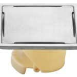 K3 Grating 5"x5" Square Ss Cockroach Pvc Flip Hole(sezan) - Sezan | Ss 204 | Matt | Hole | 5"5"