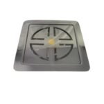 K3 Grating 5"x5" Square Ss 304 Chrome Plain(carrens) - Carrens Grating Chrome Plain Cp | Ss 304 | Chrome | Plain | 5"5"