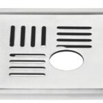 K3 Grating 6"x6" Ss304 Flat Hole(flora) - Flora | Ss 304 | Matt | Hole | 6"6"