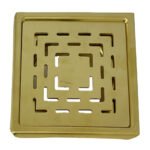K3 Grating 6"x6" Square Ss 304 Plain (gold Ferry) - Ferry | Ss 304 | Gold | Plain | 6"6"
