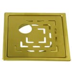 K3 Grating 6x6" Square Ss 304 Hole (gold Ferry) - Ferry | Ss 304 | Gold | Hole | 6"6"
