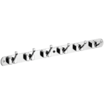 K3 Coat Hook Ss Cp 5 Point ( Jet) - Jet | Ss 204 | Chrome