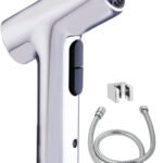 K3 Health Faucet Abs Cp With Tube Ss& Brass Hook Dualflow (nico) - Nico | Abs,brass&ss | Chrome&black | Nico