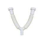 K3 Pvc Flexible Double Waste Pipe - Double Waste Pipe | White | Pvc | N/a