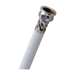 K3 Pvc Connection Pipe (36" Stylo) - Connection Pipe | White, Chrome | Pvc,brass,rubber | 36"