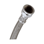 K3 Ss & Brass Connection Pipe (18" S.s. Ove) - Connection Pipe | Matt & Chrome | Ss304 & Brass | 18"