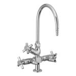 K3 Cp Laboratory Cock Three Way - Laboratory Cock | Brass | Chrome