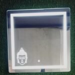 K3 Led Mirror Square 24x24 - Budha | Mirror, Led, Pvc | Mirror | 24"x 24"