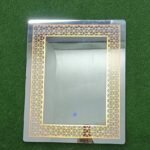 K3 Led Mirror Gold 24x30 - Cubes | Mirror, Led, Pvc | Mirror | 24"x 30"