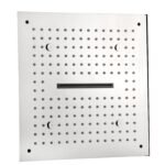 K3 Capture 13''13'' 3 Flow - Over Head Shower | Square | Capture | 13''13'' | Ss304 | Chrome | 3 Flow