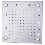 K3 Kurt 16''16'' 2 Flow - Over Head Shower | Square | Kurt | 16"16" | Ss304 | Glossy | Two Flow