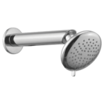 K3 Mooen 5'' ( R ) O/ H With Arm - Over Head Shower | Round | Mooen | 5" | Abs & Brass | Chrome | Multi Flow