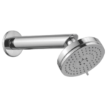 K3 New Cp Jq Multi 5'' ( R ) O/ H With Arm - Over Head Shower | Round | New Cp Jq. | 5" | Abs & Brass | Chrome | Multi Flow