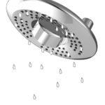 K3 Twister 8''( R ) O/ H Multi Flow - Over Head Shower | Round | Twister | 8" | Abs & Brass | Chrome | Multi Flow
