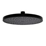 K3 Abs Black Matt Over Head Shower 8" Round(casio) - Casio | Round | Casio | 8" | Abs,ss | Black | Single Flow