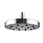 K3 Zeph 5'' (r) O/ H Shower - Over Head Shower | Round | Zeph | 5" | Abs & Brass | Chrome | Single Flow