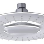 K3 Niagra Fall 8''( R ) O/ H - Over Head Shower | Round | Niagra Falls | 8" | Abs | White | Multi Flow