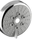 K3 Aurbery 5'' ( R ) O/ H Multi Flow - Aurbery | Round | Aurbery | 5" | Abs & Brass | White | Multi Flow