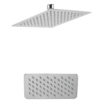 K3 Sleek 8''10'' O/ H Shower - Sleek | Rectangle | Sleek | 8"10" | Ss304 | Chrome | Single Flow