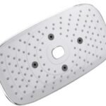 K3 Loopy 7''12'' O/ H Multi Flow - Over Head Shower | Rectangle | Loopy | 7''12'' | Abs & Brass | Chrome | Multi Flow