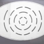 K3 Fox 7''11'' Oval O/ H Shower - Fox | Oval | Fox | Fox | Ss304 | Chrome | Single Flow