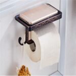 K3 Paperholder With Mobilestand &hook (antique Walter) - Paperholder With Mobilestand&hook (antiquewalter) | Brass&zincalloy | Antique Finish