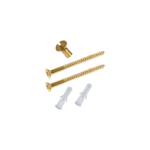 K3 Screw Brass With Concealed Cap And Pvc Gitti - Screw | Brass And Pvc | Yellow And Chrome | 35*8