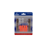 K3 One Piece Toilet Seat Bolt Set - Rack Bolt | Ms And Pvc | Yellow And Chrome | None