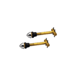 K3 Rack Bolt Brass T-type - Rack Bolt | Brass | Yellow And Chrome | 5/8"*9"
