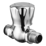 K3 Stop Cock Male (ends) - Ends | Brass | Chrome