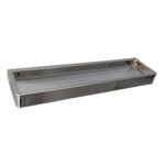 K3 Ss Glass Shelf 5x18 Chorme - Wesda | Ss204 | Chrome | 5x18| Wesda