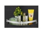 K3 Stainless Steel Corner 9"x 9" - Corner Shelf | Ss204 | Glossy | 9"x9" | Steel Shele 9"x9"